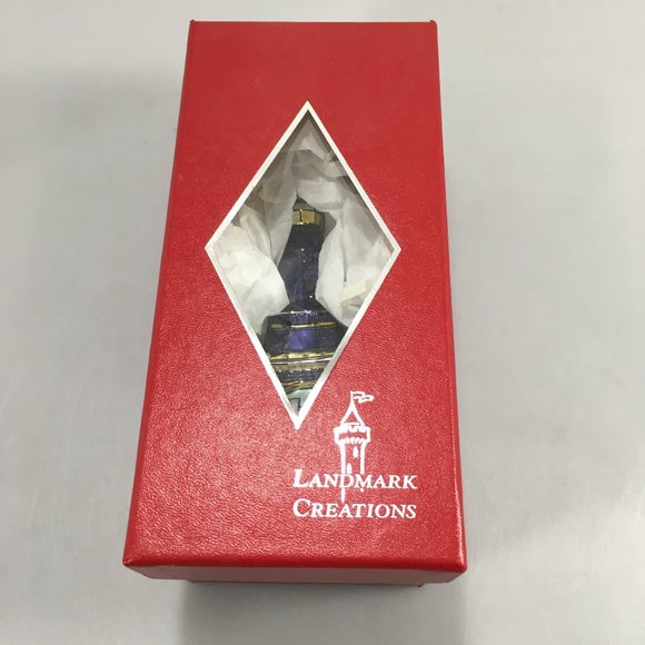 Landmark Creations Eiffel Tower Glass Ornament 5 1/4" NEW in Box Made in Poland - Picture 6 of 7